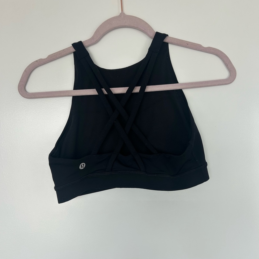 lululemon athletica Black Strappy Sports Bra